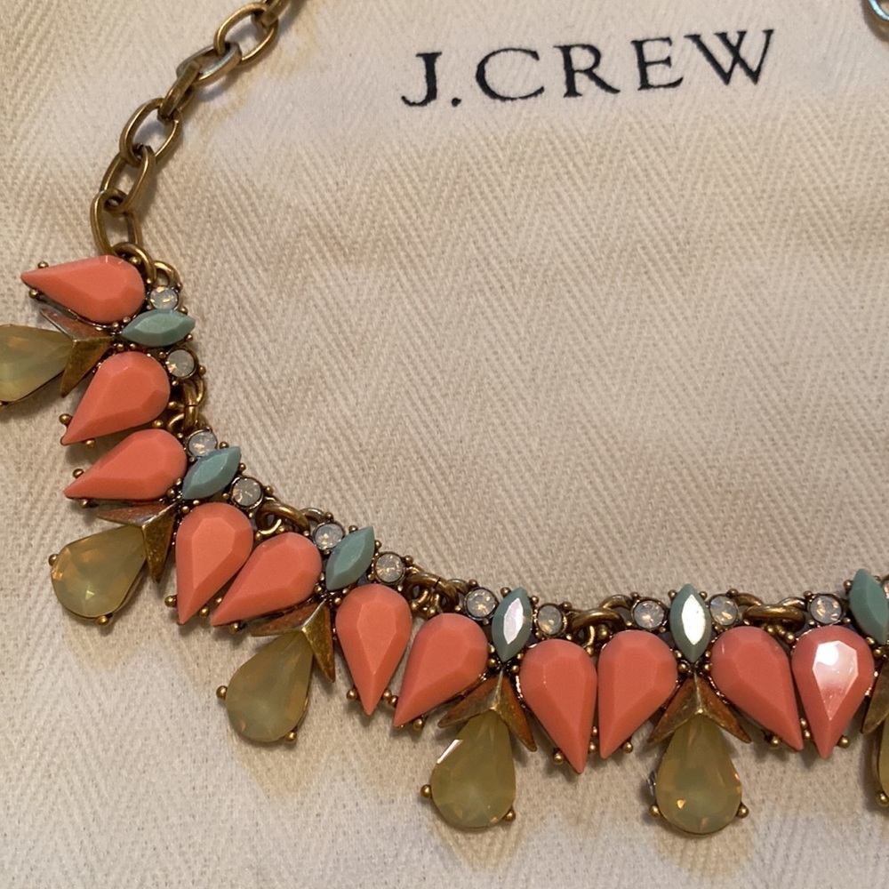 J. Crew Brushed Gold Necklace